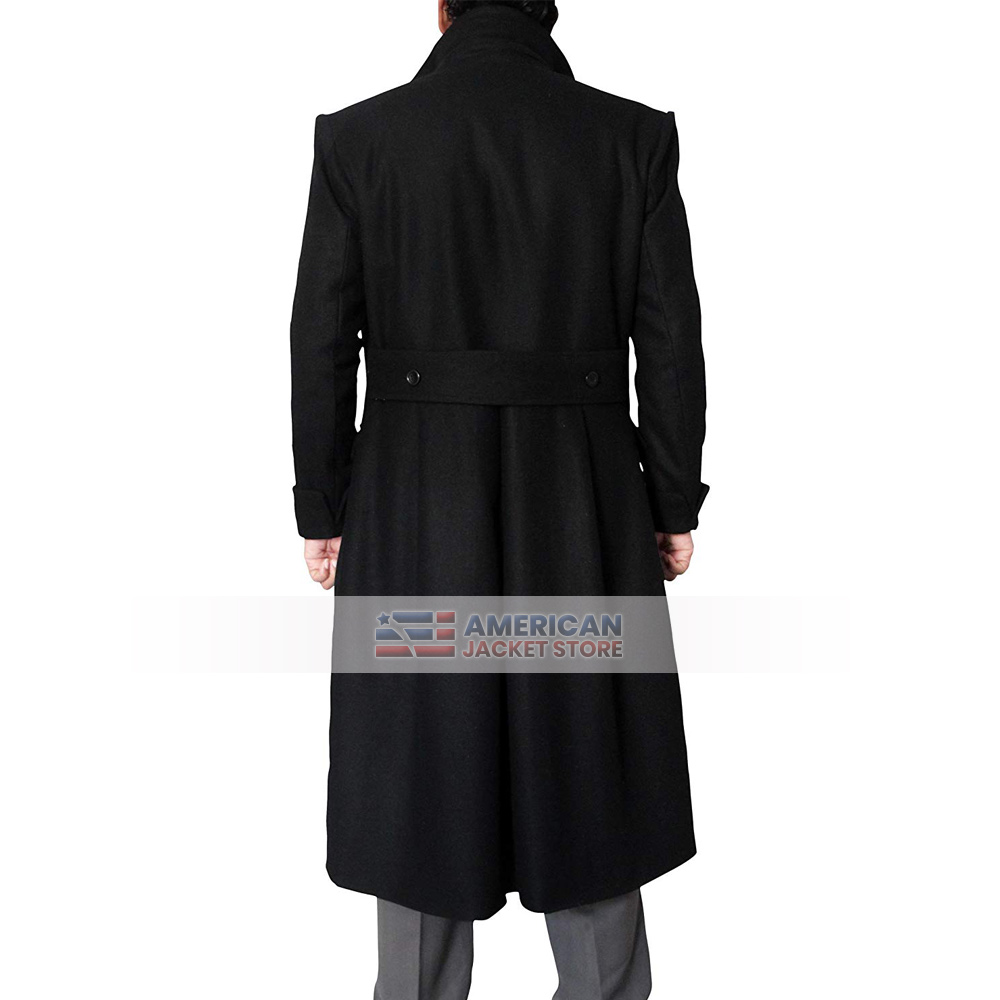 Sherlock Holmes Wool Trench Coat - American Jacket Store