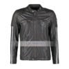 Mens-Motorcycle-Black-Leather-Jacket-with-White-Stripes