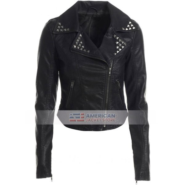 Womens-Biker-Moto-Leather-Jacket