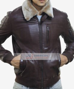 mens-brown-shearling-jacket