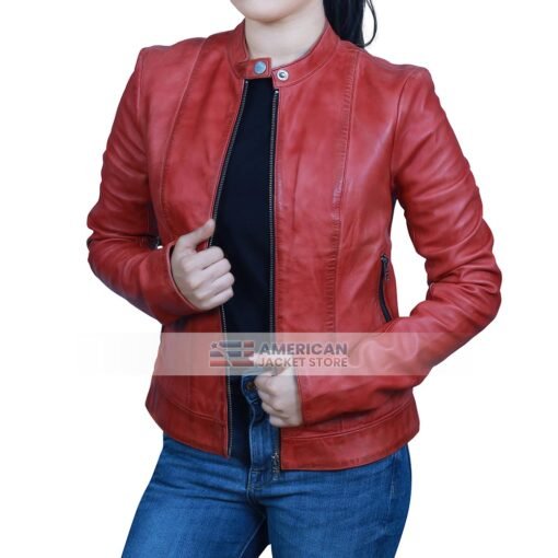 stylish-womens-red-leather-jacket