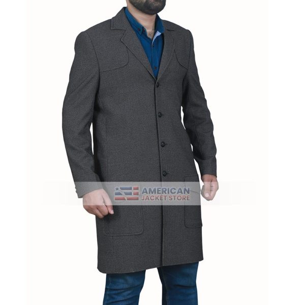 The American Alex Grey Trench Coat - American Jacket Store