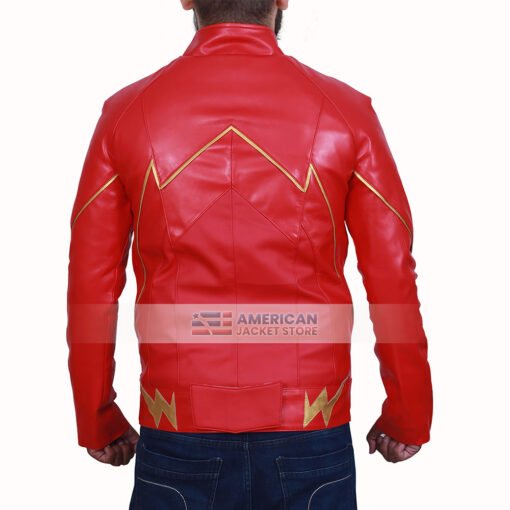 Barry Allen The Flash Leather Jacket