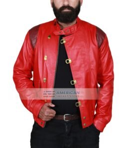 Capsule Akira Kaneda Red Biker Costume Leather Jacket
