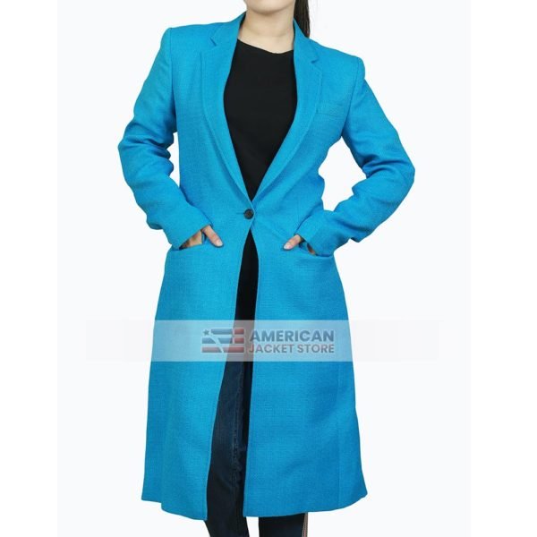 Diana Bishop A Discovery of Witches Blue Trench Coat