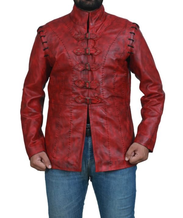 GOT Men Jamie Thrones Costume Leather Jacket