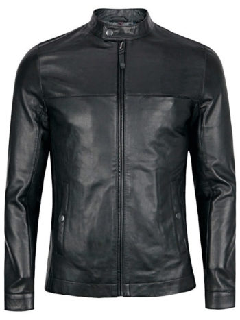 Men's Fashion Sheepskin Slim-fit Leather Jacket