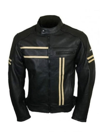 Men's Retro style Black Jacket
