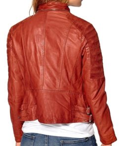 Biker Leather Jacket For Women
