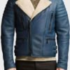 Quilted Leather Jacket For Men