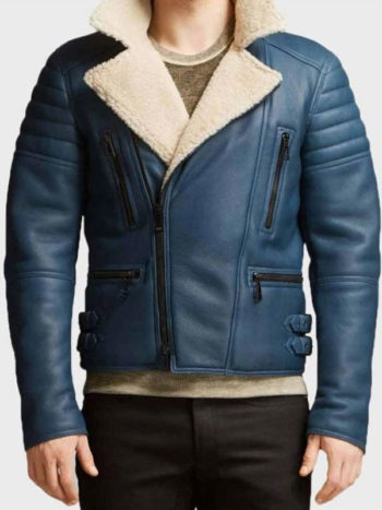 Quilted Leather Jacket For Men