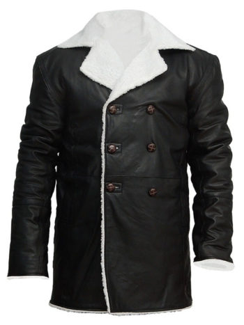 Mens Black Fur Coat