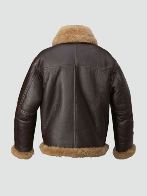 Mens Raf Brown Shearling Jacket