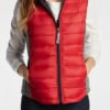 Red Puffer Vest For Women