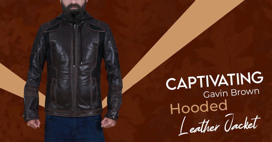 Gavin Brown Hooded Leather Jacket